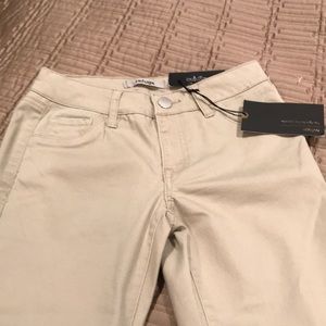 NWT Refuge leggings, skintight, tan, size 0